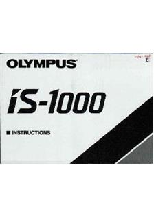 Olympus IS 1000 manual. Camera Instructions.